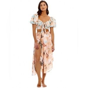 Agua Bendita Kaylee Luau Skirt in Multicolor